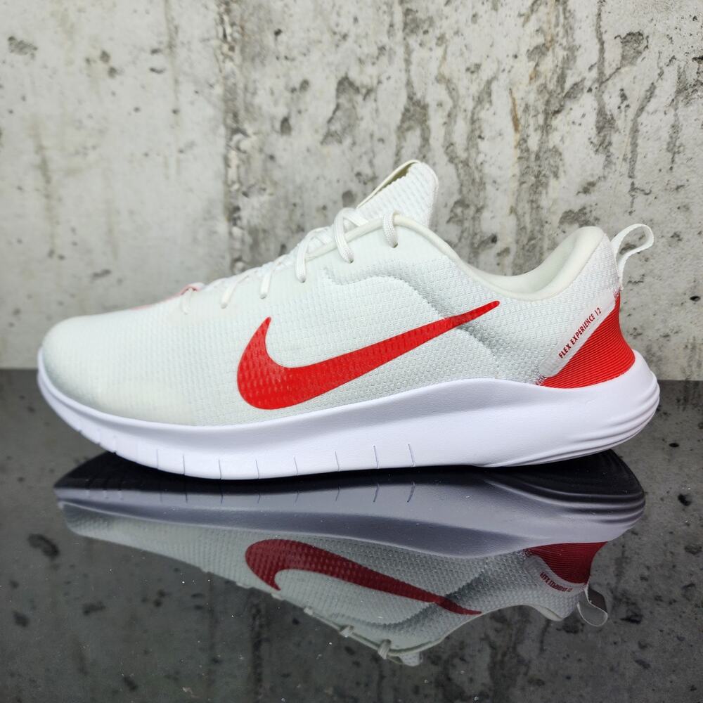 Nike Flex Experience Run 12 White University Red Men’s Size 11.5